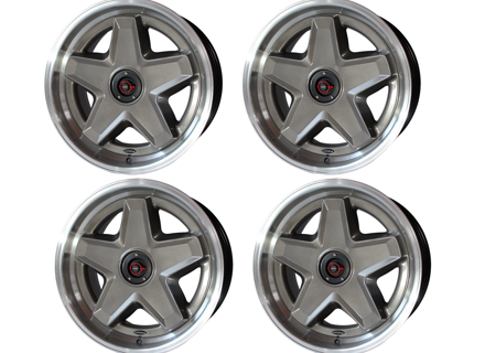 speedART 18' ATS style monobloc and cover wheel set Grey. Porsche 964 / 993 / 996 / 997.1 / 986 / 987 / 928